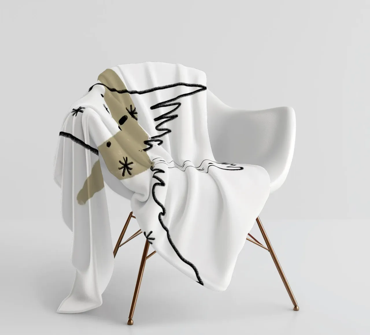 Pure Shapes No 04 coperta in pile da treechild