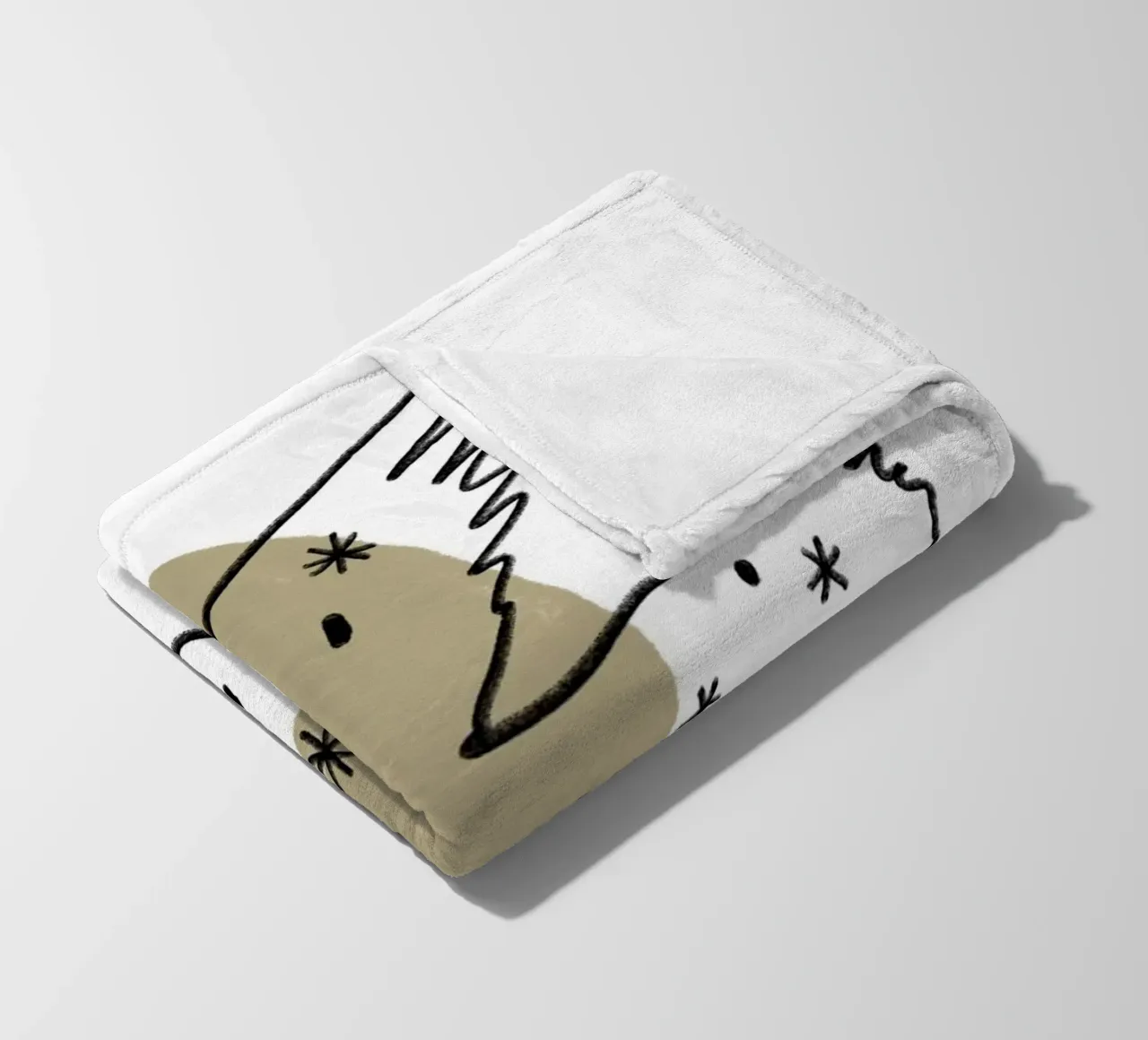 Pure Shapes No 04 coperta in pile da treechild
