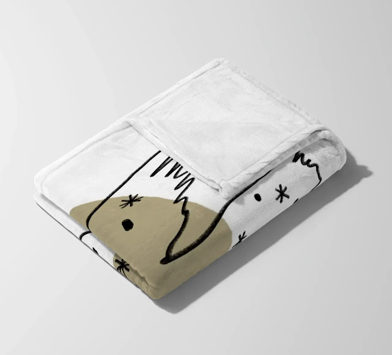 Pure Shapes No 04 coperta in pile da treechild