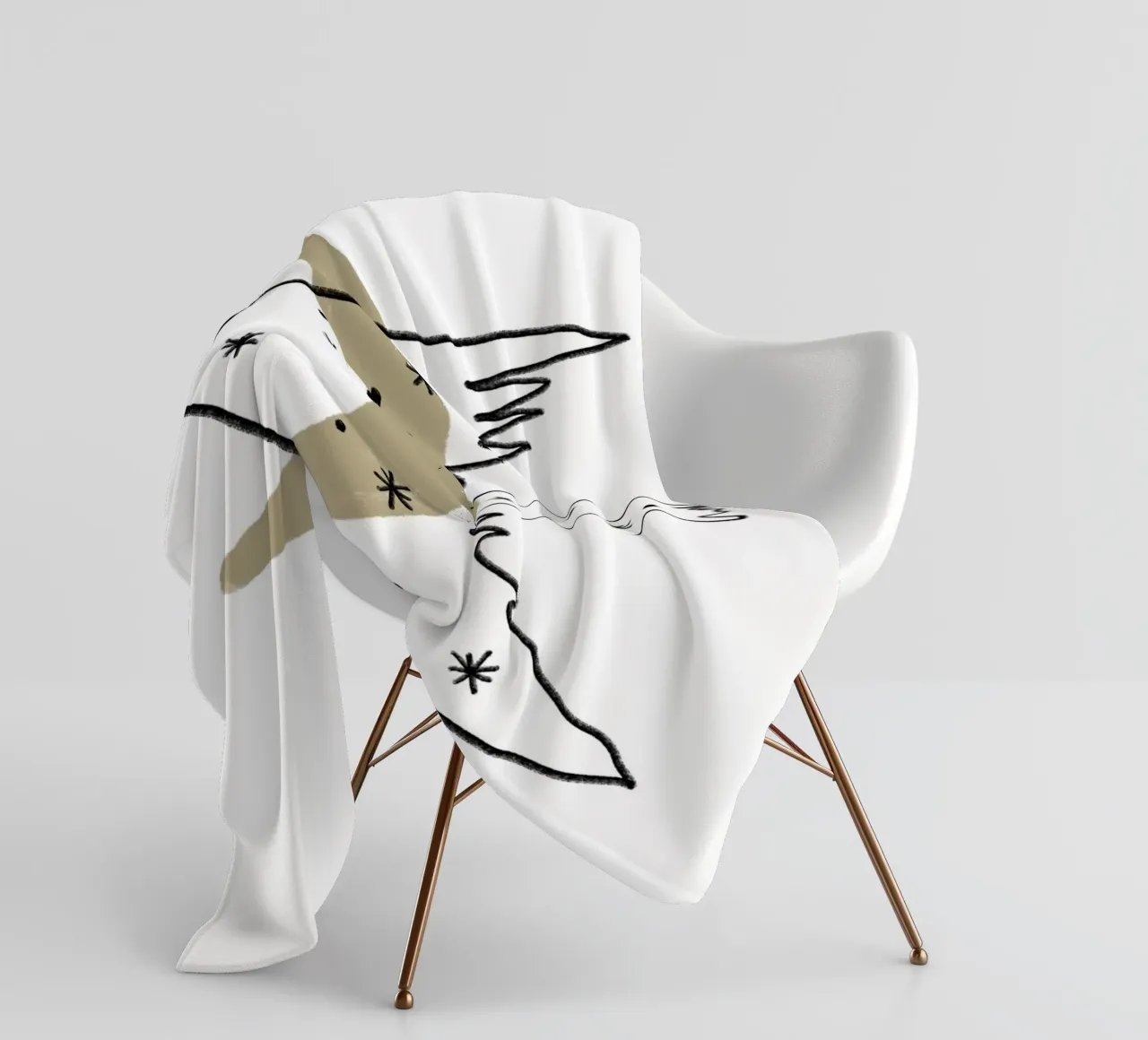 Pure Shapes No 04 coperta in pile da treechild