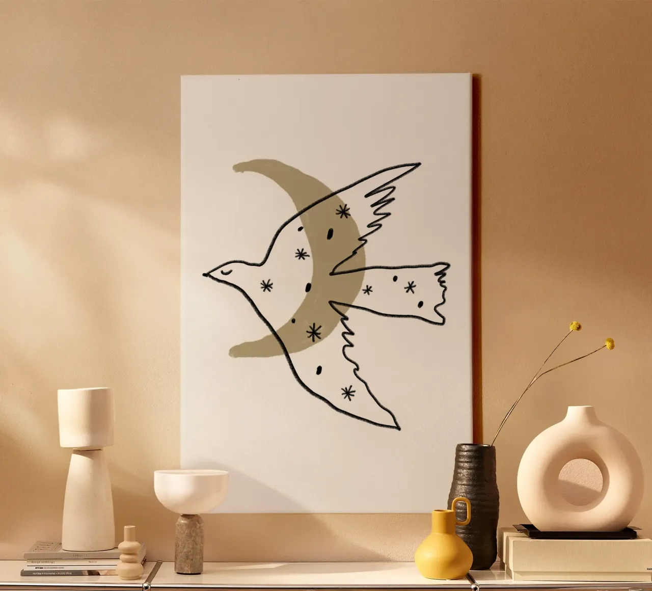 Pure Shapes No 04 tela con Cornice a cassetta da treechild