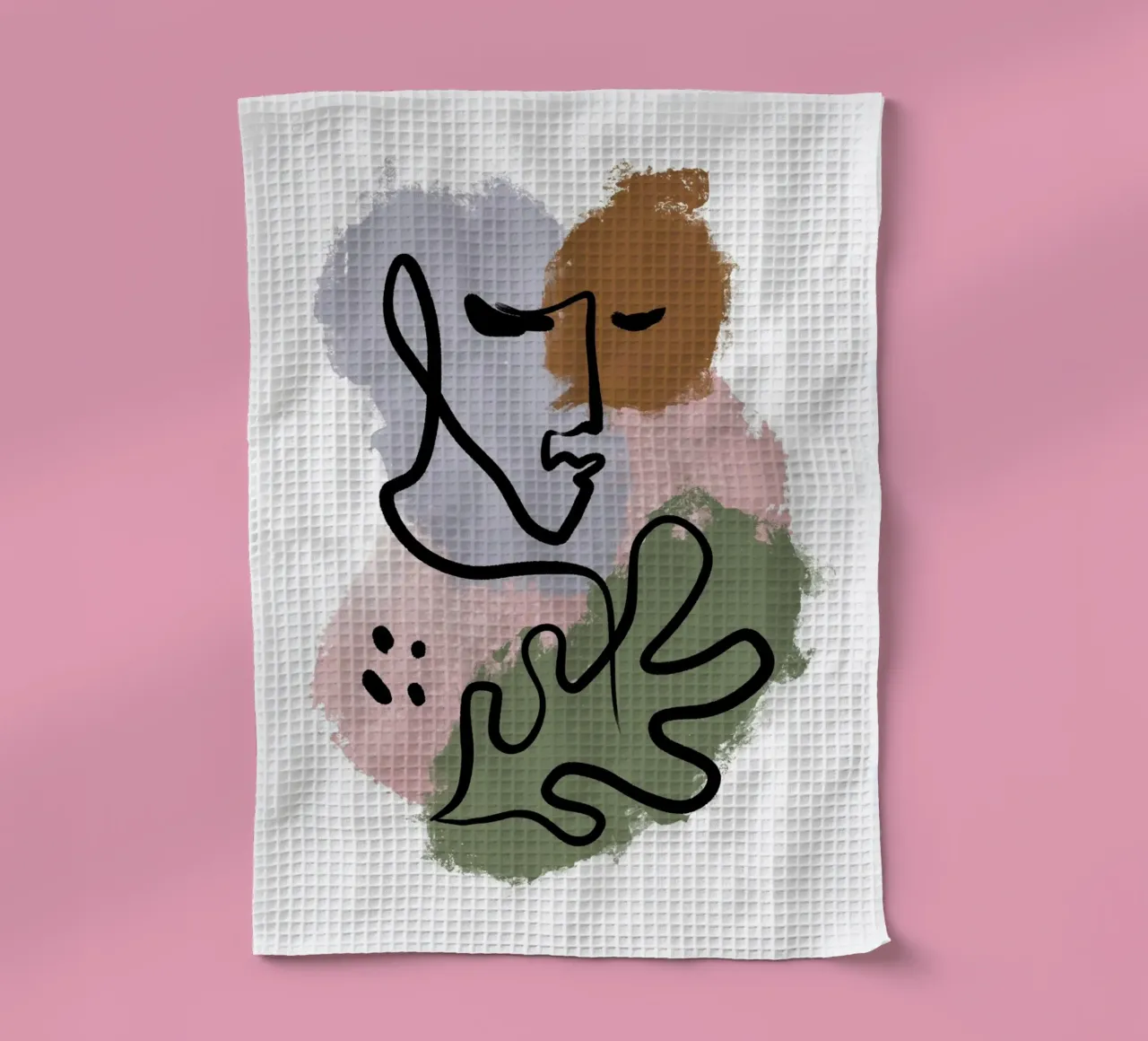 Pure Shapes No 05 canovaccio da cucina da treechild