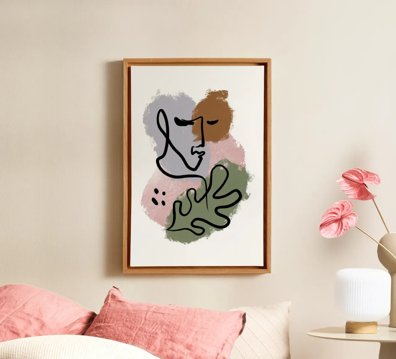 Pure Shapes No 05 tela da treechild
