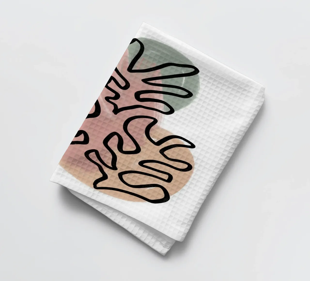 Pure Shapes No 06 canovaccio da cucina da treechild