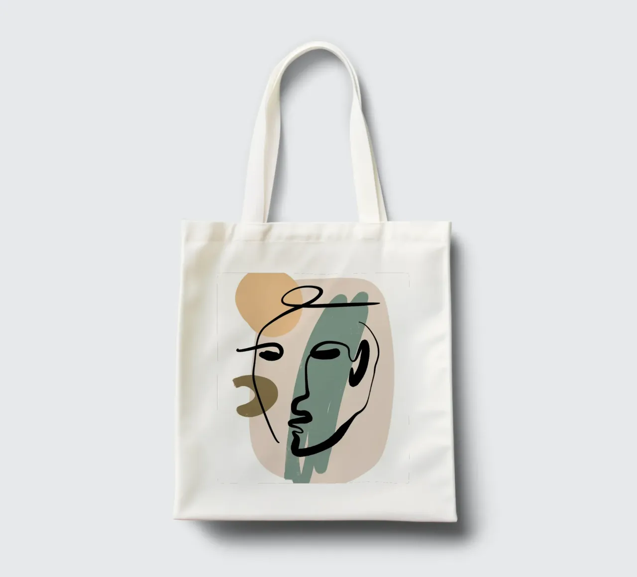 Simple Shapes No 07 borsa in juta da treechild