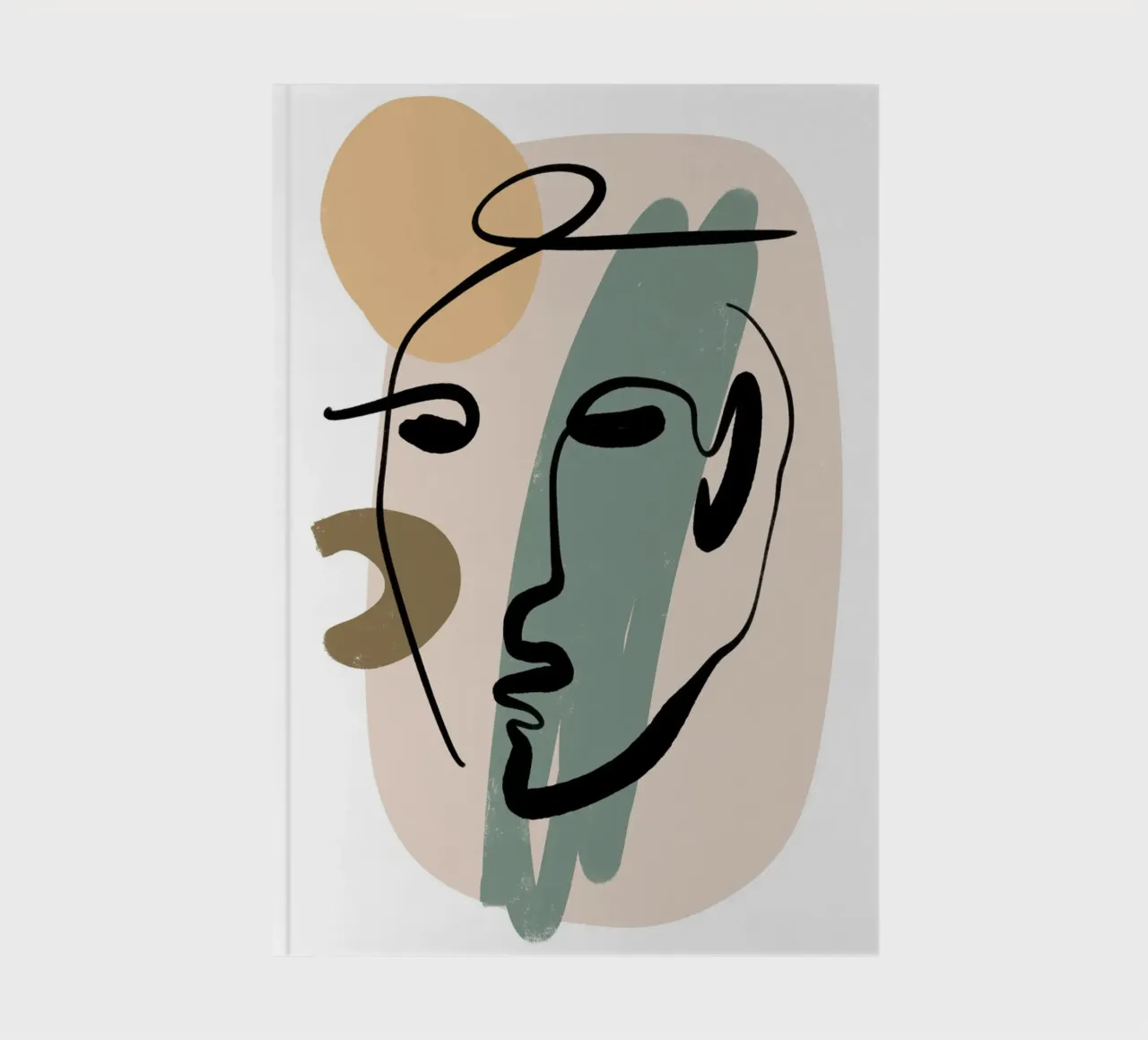 Simple Shapes No 07 notebook by treechild