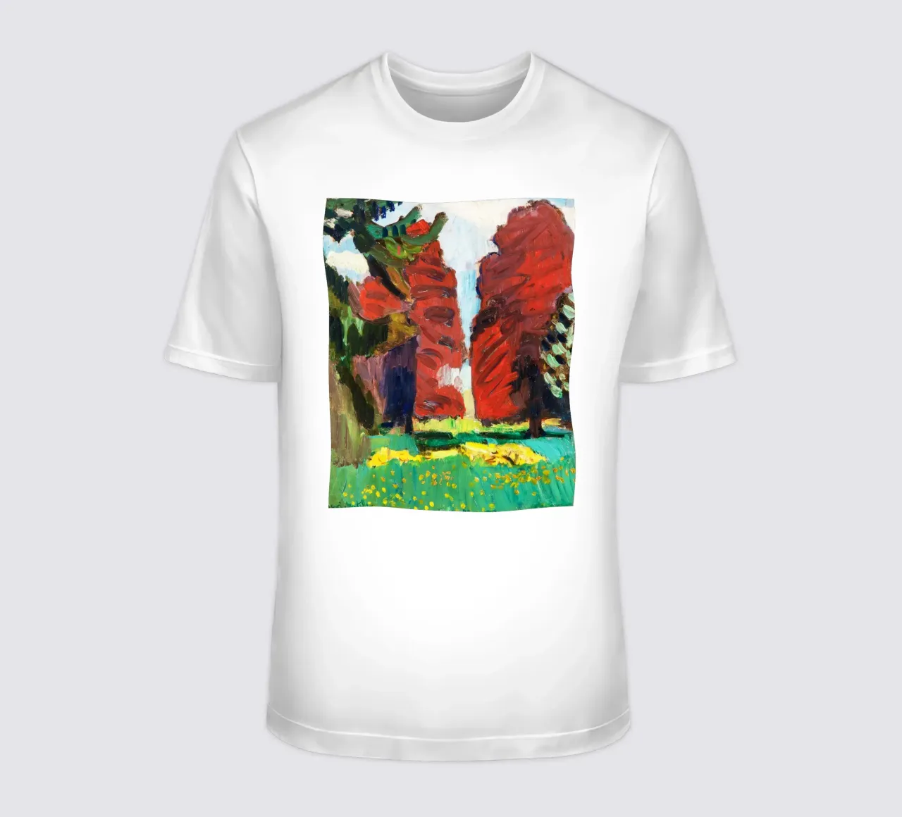 Faggio viola, attribuito a Henri Matisse t-shirt da Venus Art