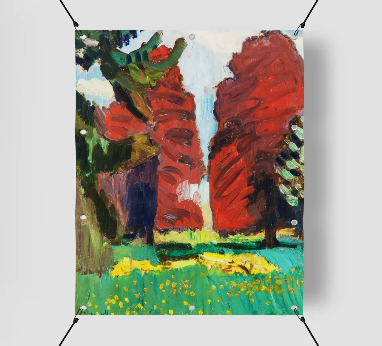 Faggio viola, attribuito a Henri Matisse telo in pvc da Venus Art