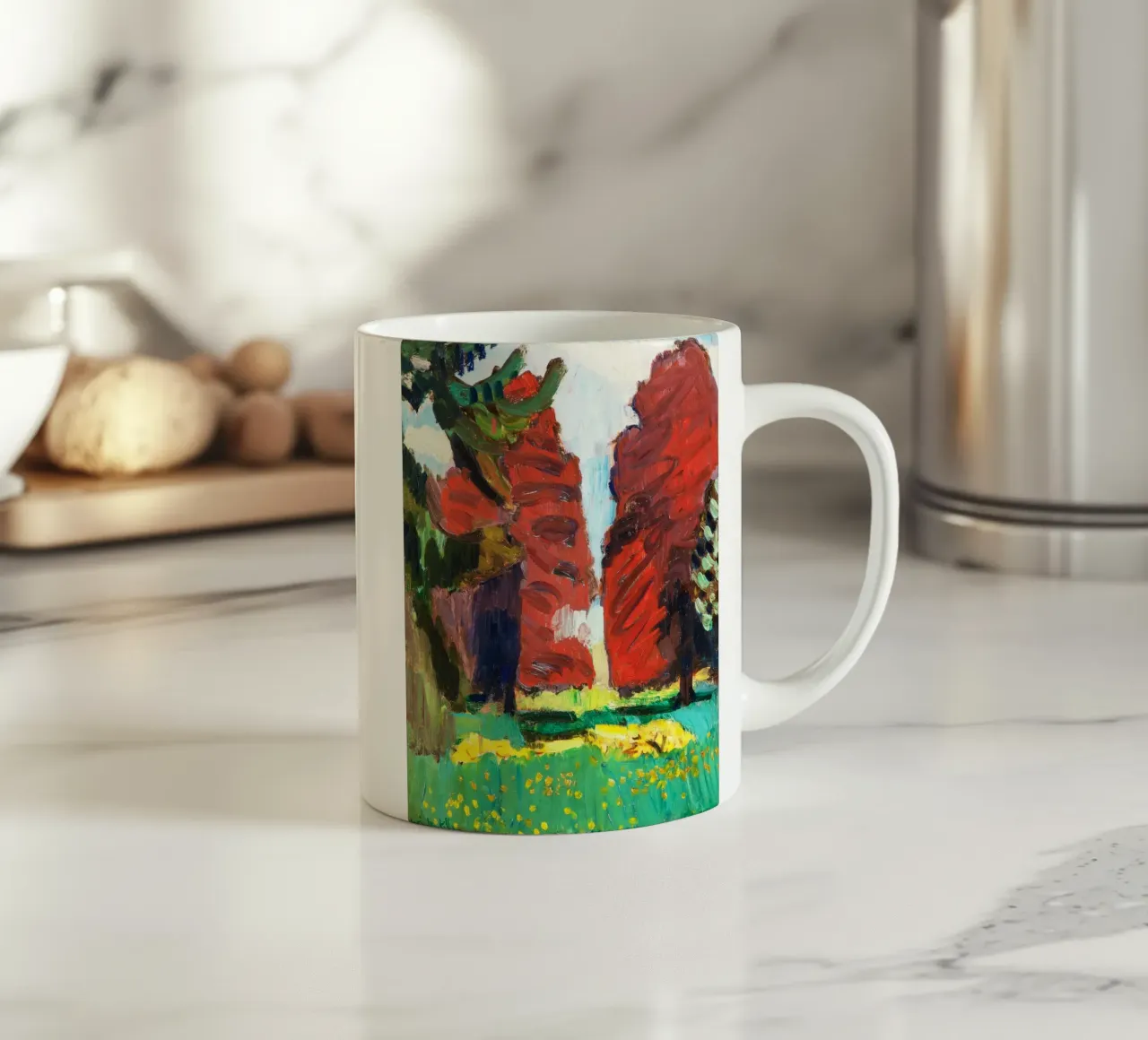 Faggio viola, attribuito a Henri Matisse tazza in ceramica da Venus Art