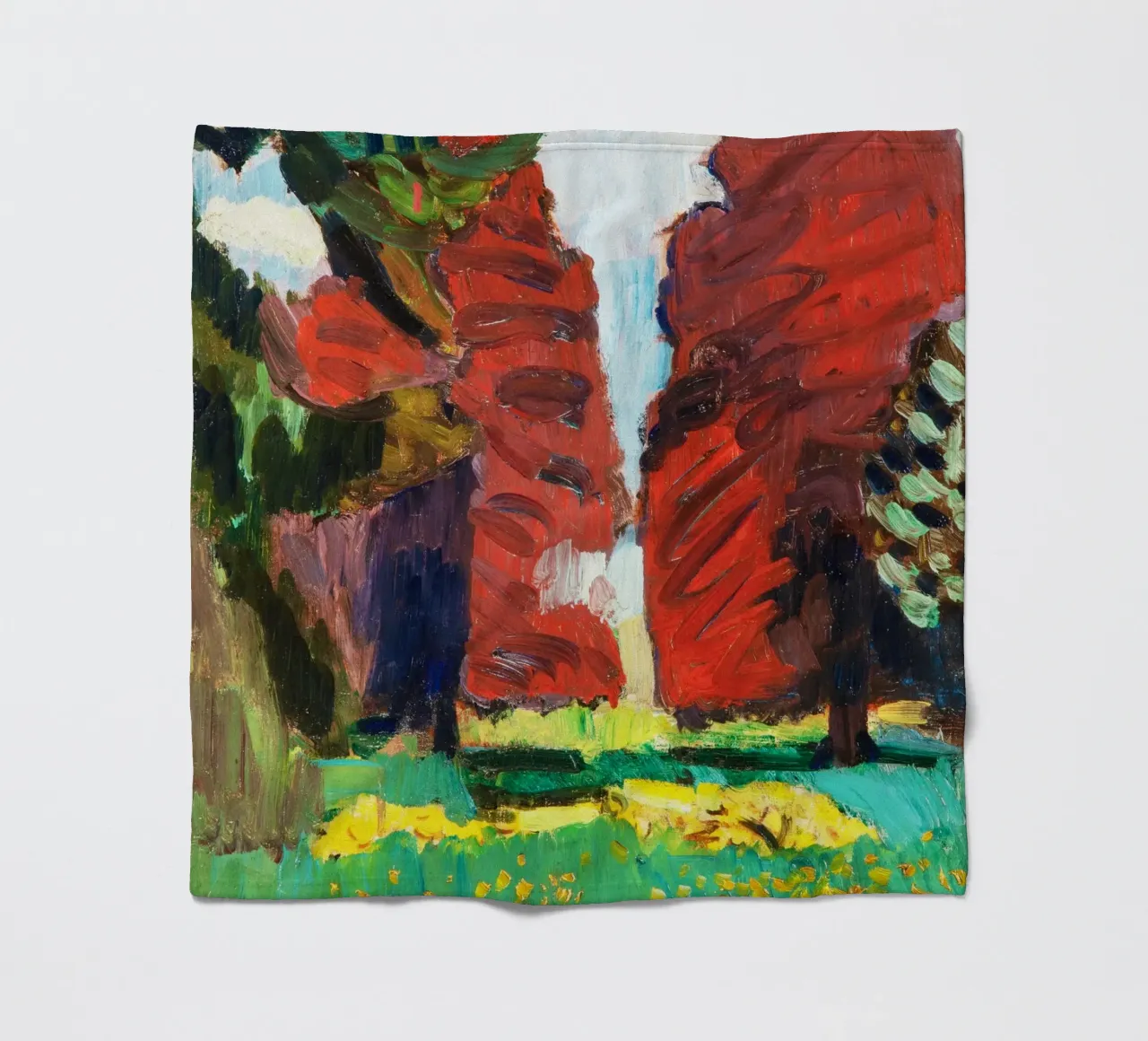 Faggio viola, attribuito a Henri Matisse coperta in pile da Venus Art