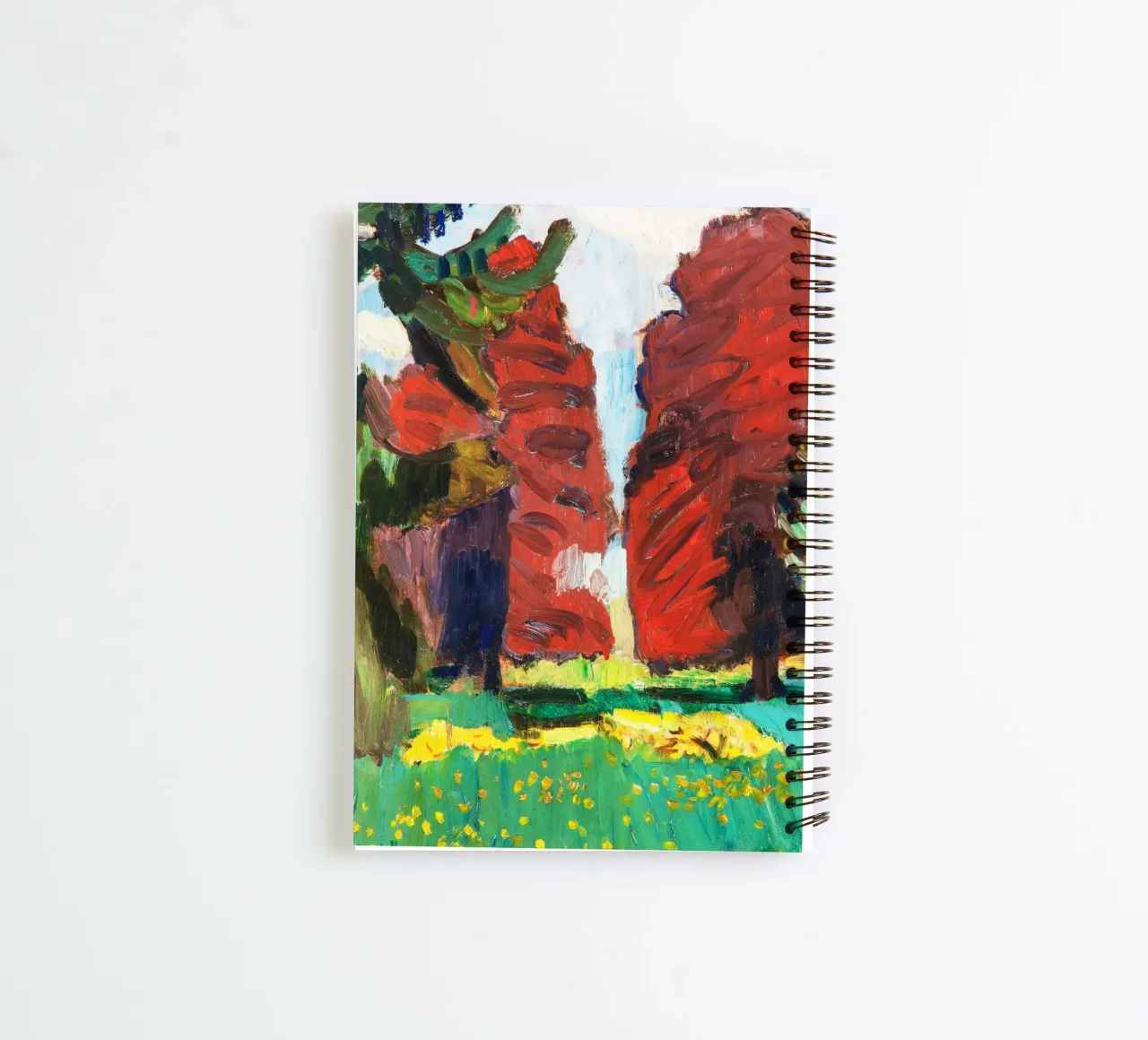 Purple Beeches, attributed to Henri Matisse spiral notebook by Venus Art