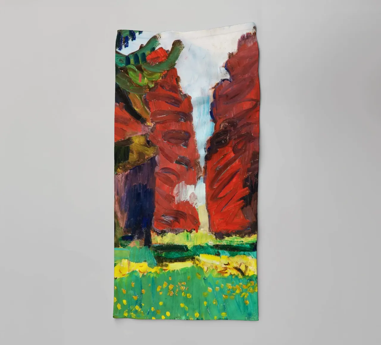 Purple Beeches, attributed to Henri Matisse towel by Venus Art