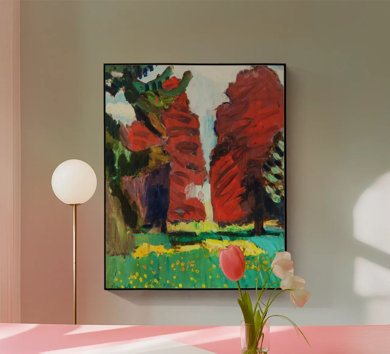 Faggio viola, attribuito a Henri Matisse plexiglass da Venus Art