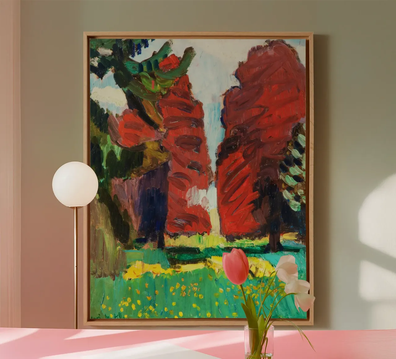 Purple Beeches, attributed to Henri Matisse canvas by Venus Art