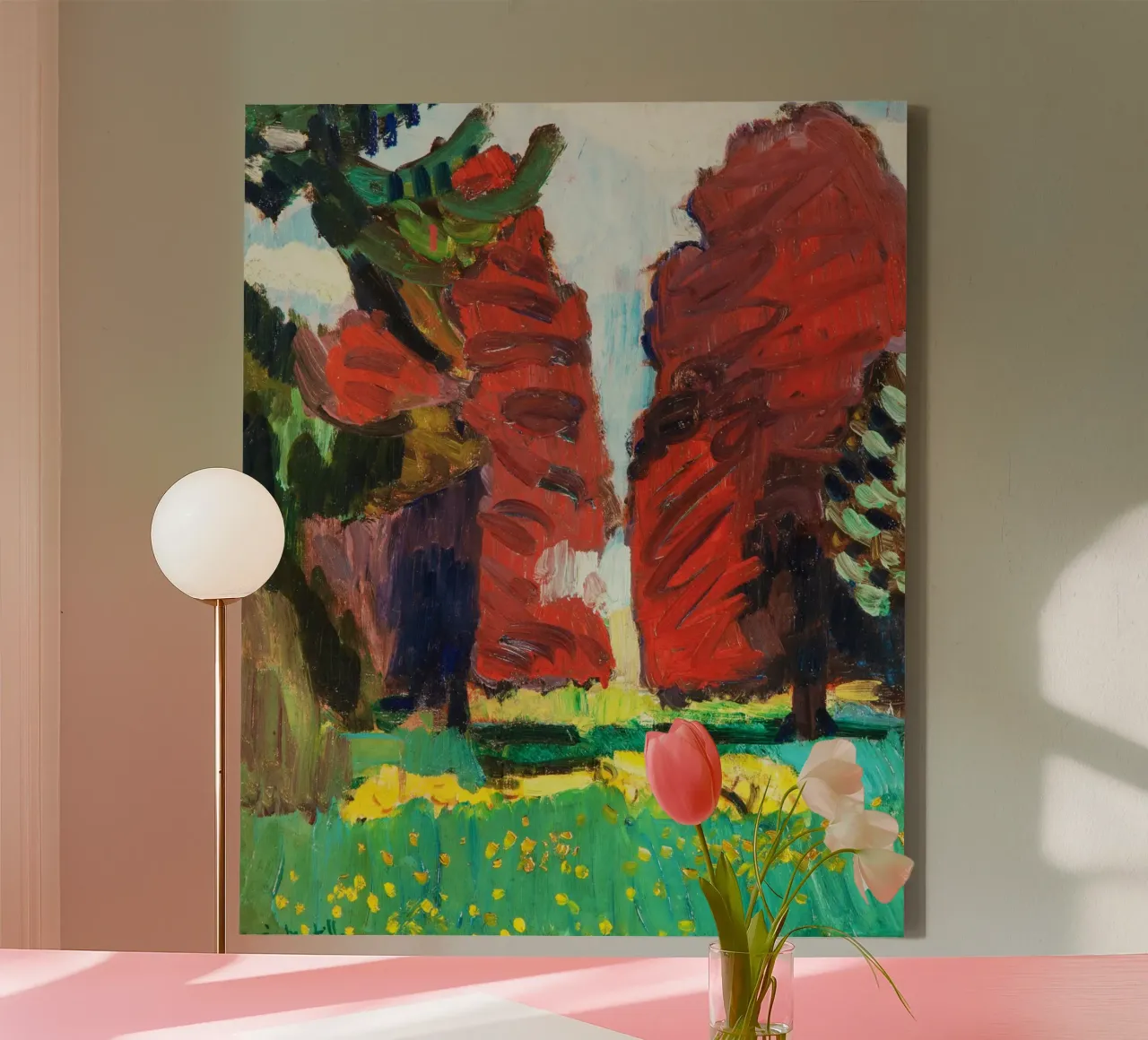 Purple Beeches, attributed to Henri Matisse canvas by Venus Art