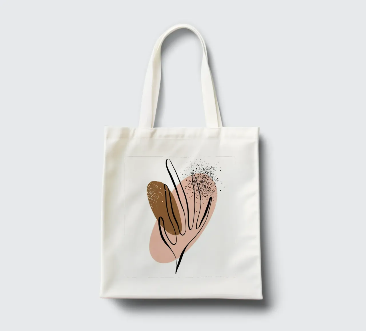 Simple Shapes No 08 borsa in juta da treechild