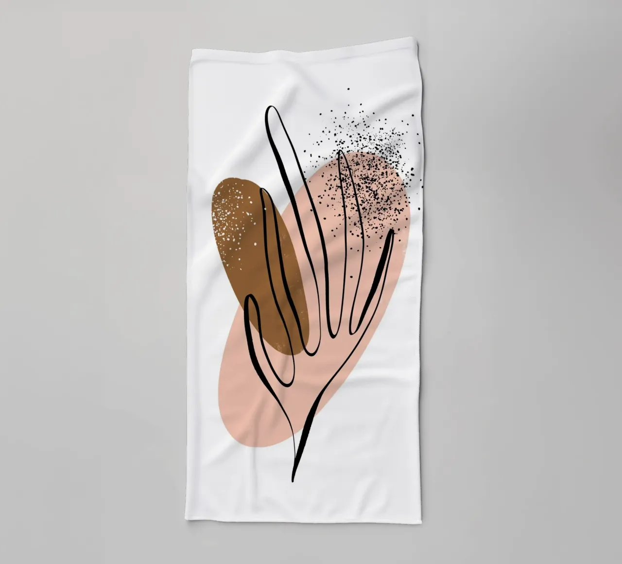 Simple Shapes No 08 asciugamano da bagno da treechild