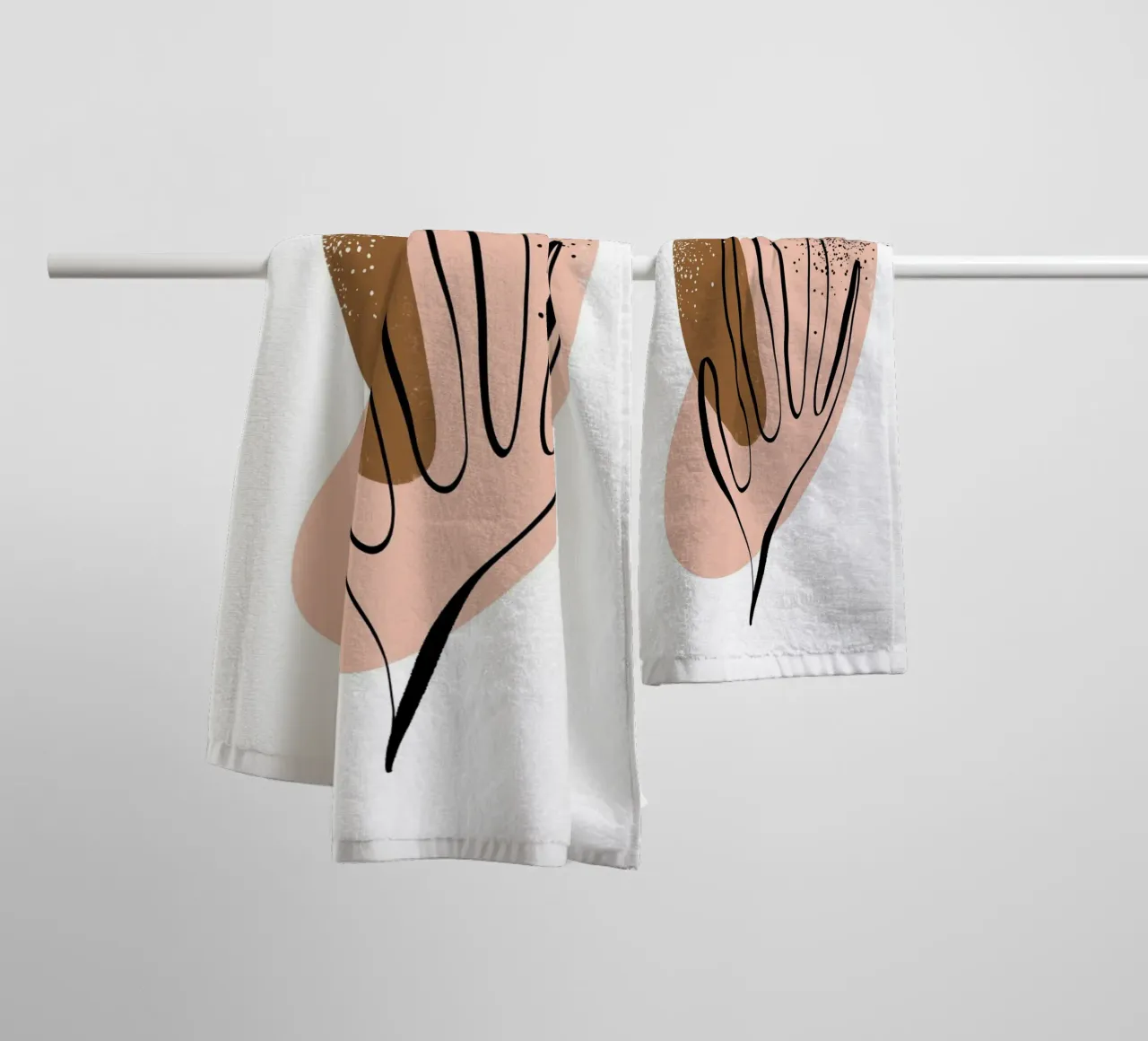 Simple Shapes No 08 asciugamano da bagno da treechild
