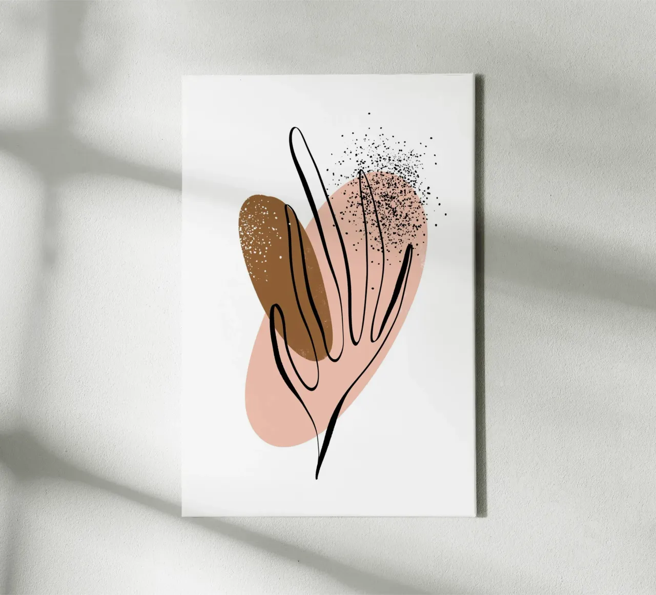 Simple Shapes No 08 tela con Cornice a cassetta da treechild