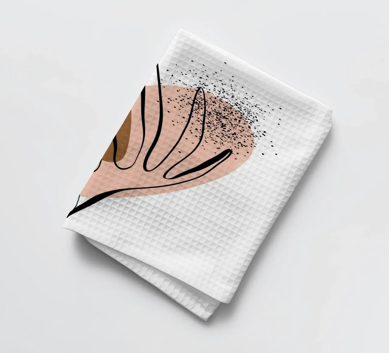 Simple Shapes No 08 canovaccio da cucina da treechild