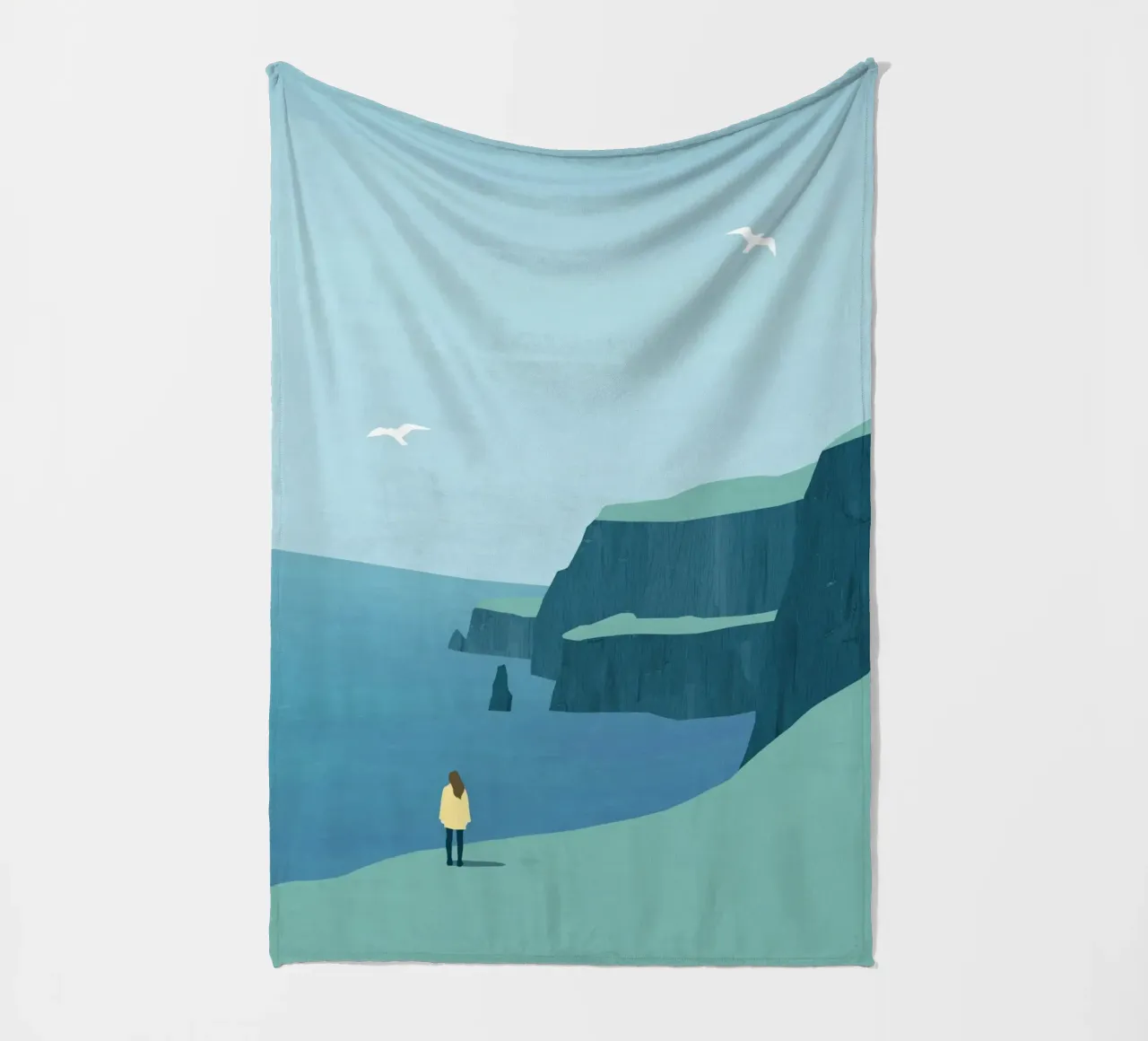 Paesaggio costiero coperta in pile da Katinka Reinke