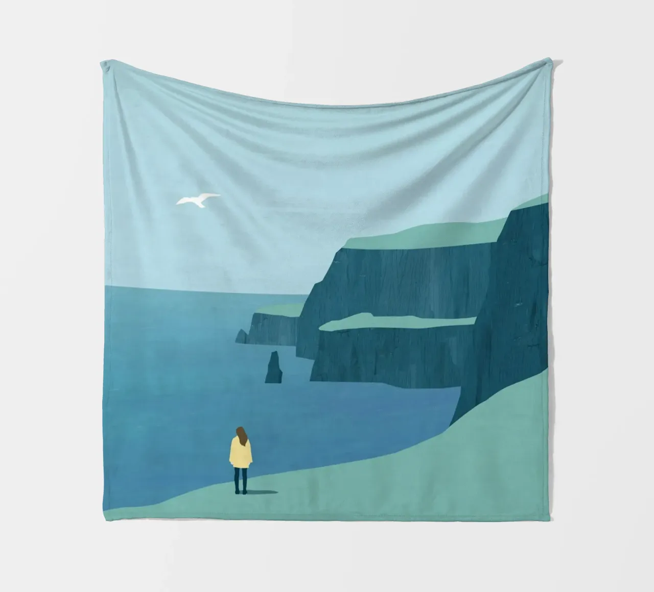 Paesaggio costiero coperta in pile da Katinka Reinke