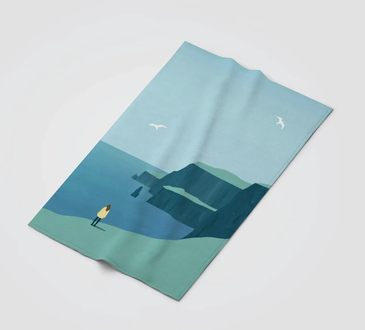 Paesaggio costiero coperta in pile da Katinka Reinke