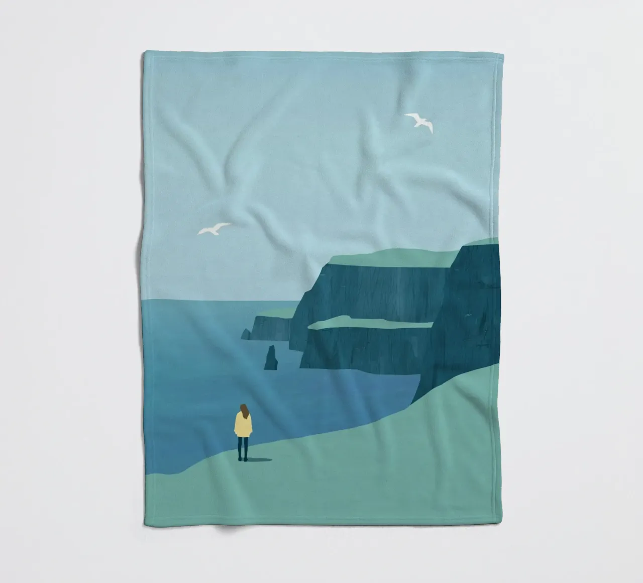 Paesaggio costiero coperta in pile da Katinka Reinke