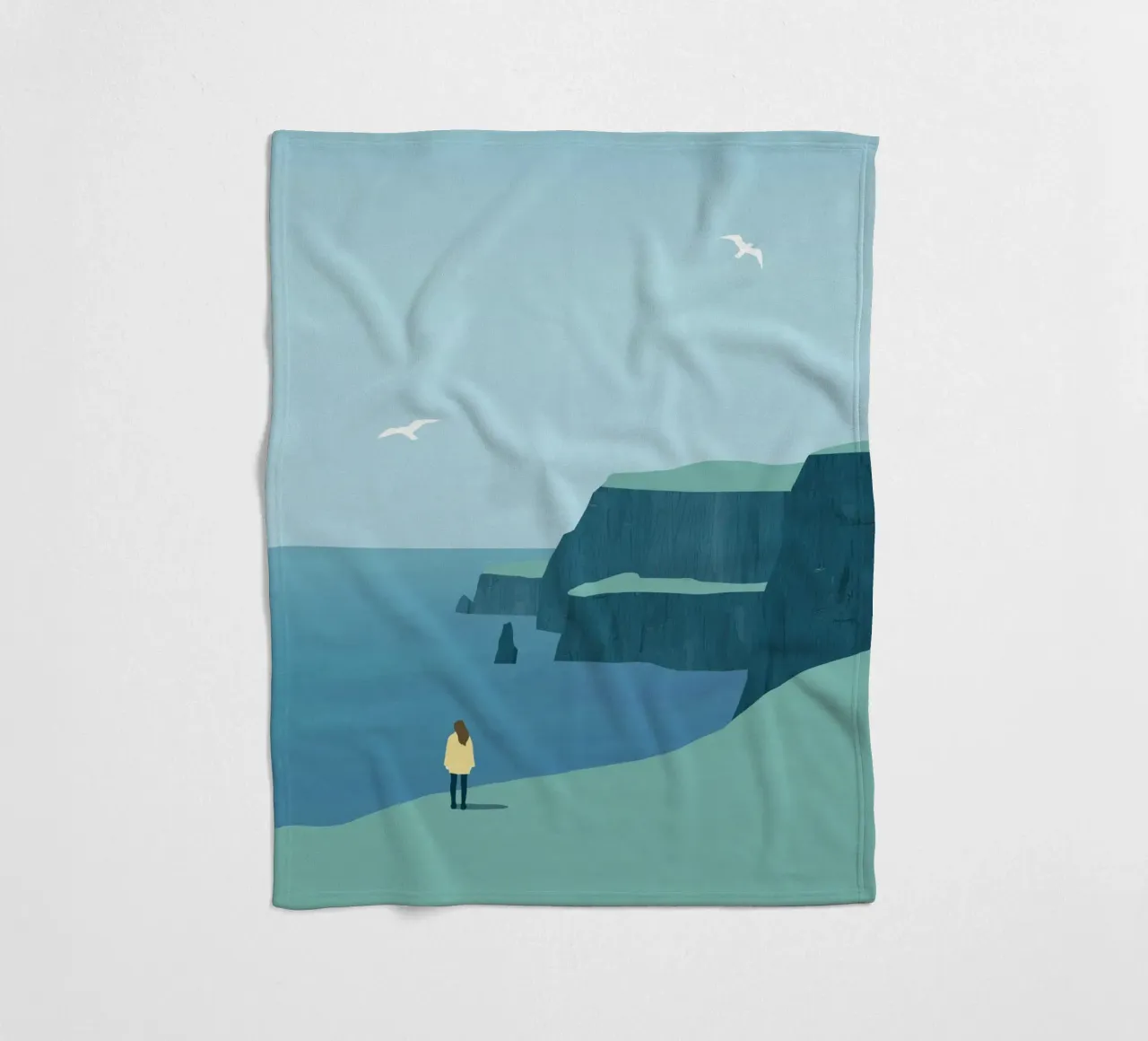 Paesaggio costiero coperta in pile da Katinka Reinke