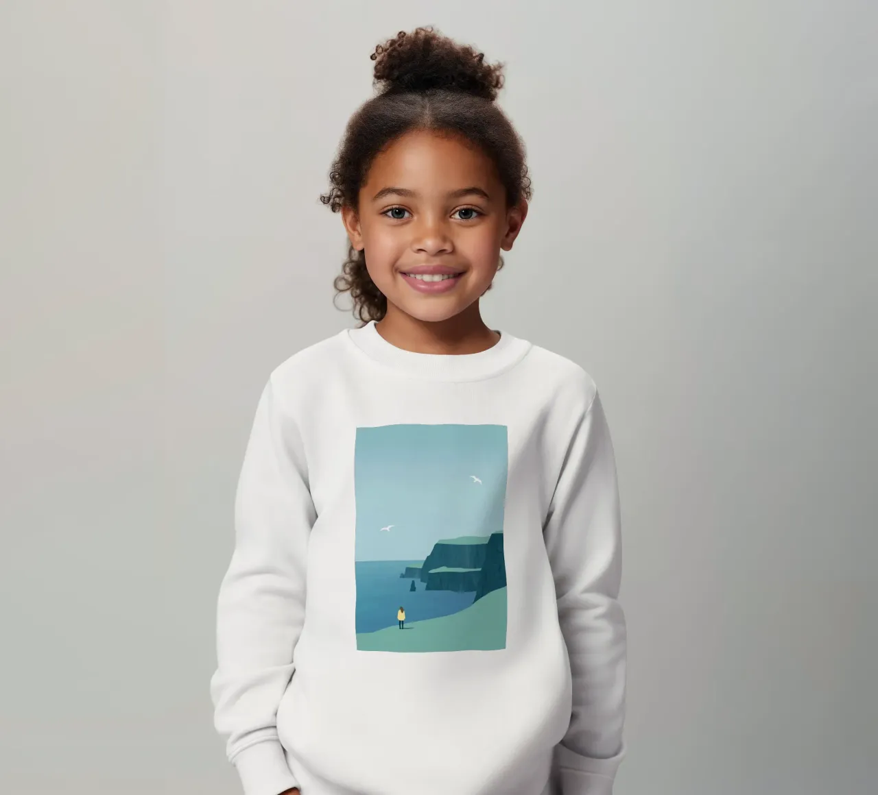 Paisaje costero sudadera para niño de Katinka Reinke