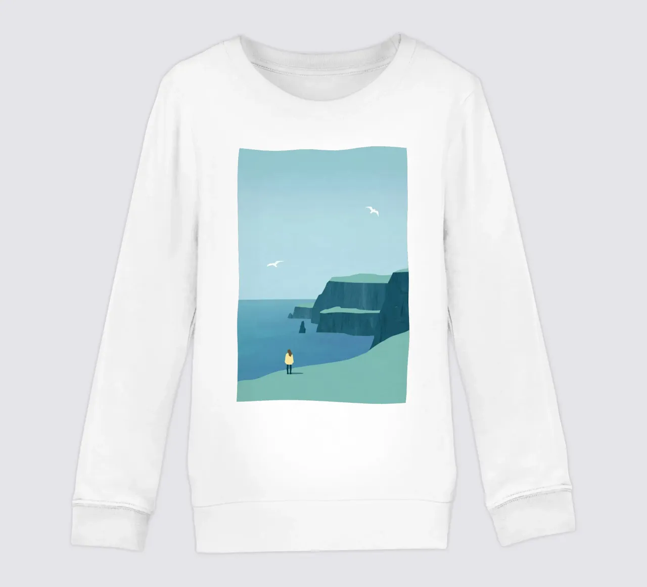 Paisaje costero sudadera para niño de Katinka Reinke