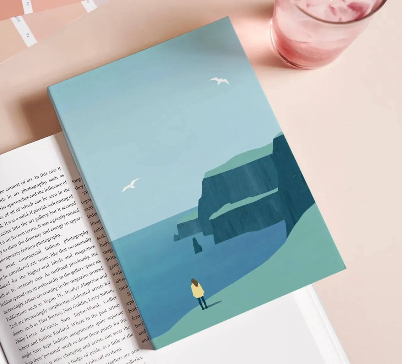 Coastal landscape notebook by Katinka Reinke
