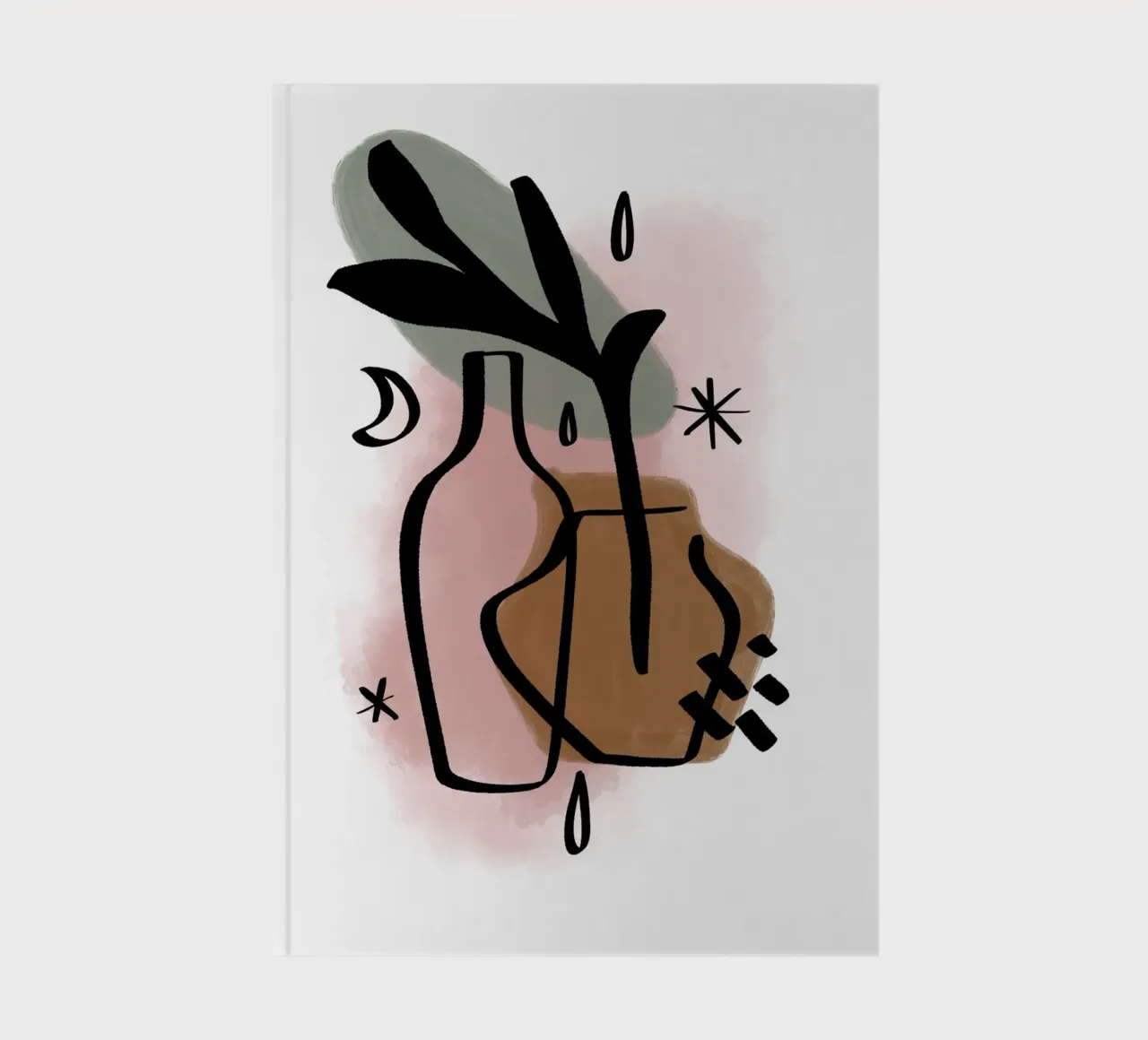 Simple Shapes No 09 notebook by treechild