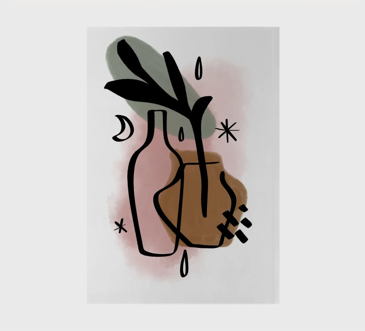 Simple Shapes No 09 notebook by treechild