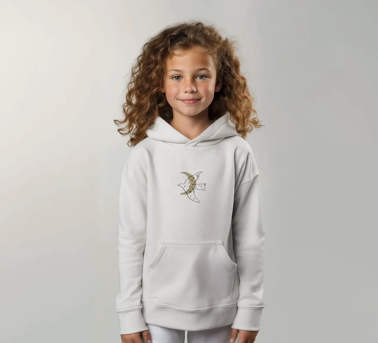 Simple Shapes No 04 (Without Background) felpa bambino con cappuccio da treechild