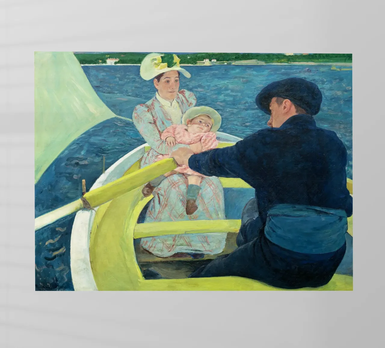The Boating Party (1893–1894) by Mary Cassatt backlit film by Venus Art