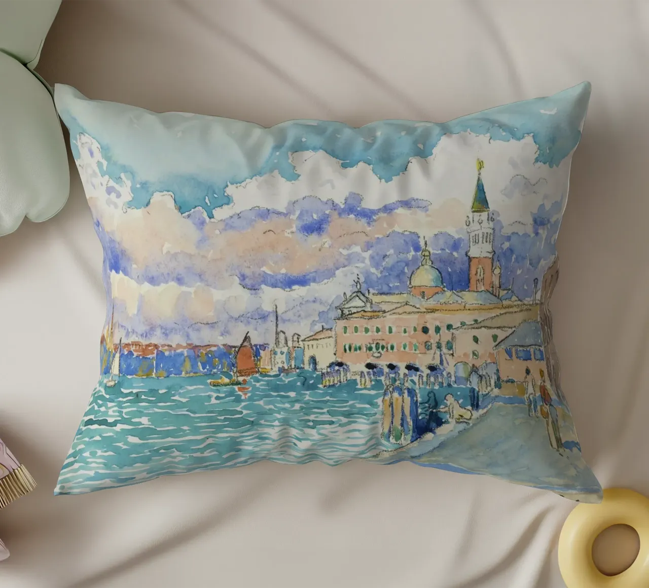 Venezia (1903) di Henri-Edmond Cross i cuscino da Art History