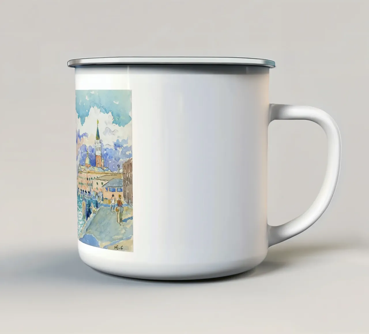 Venezia (1903) di Henri-Edmond Cross i tazza in smalto da Art History