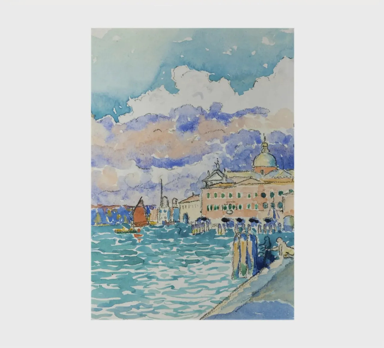 Venice (1903) by Henri-Edmond Cross i notebook by Art History