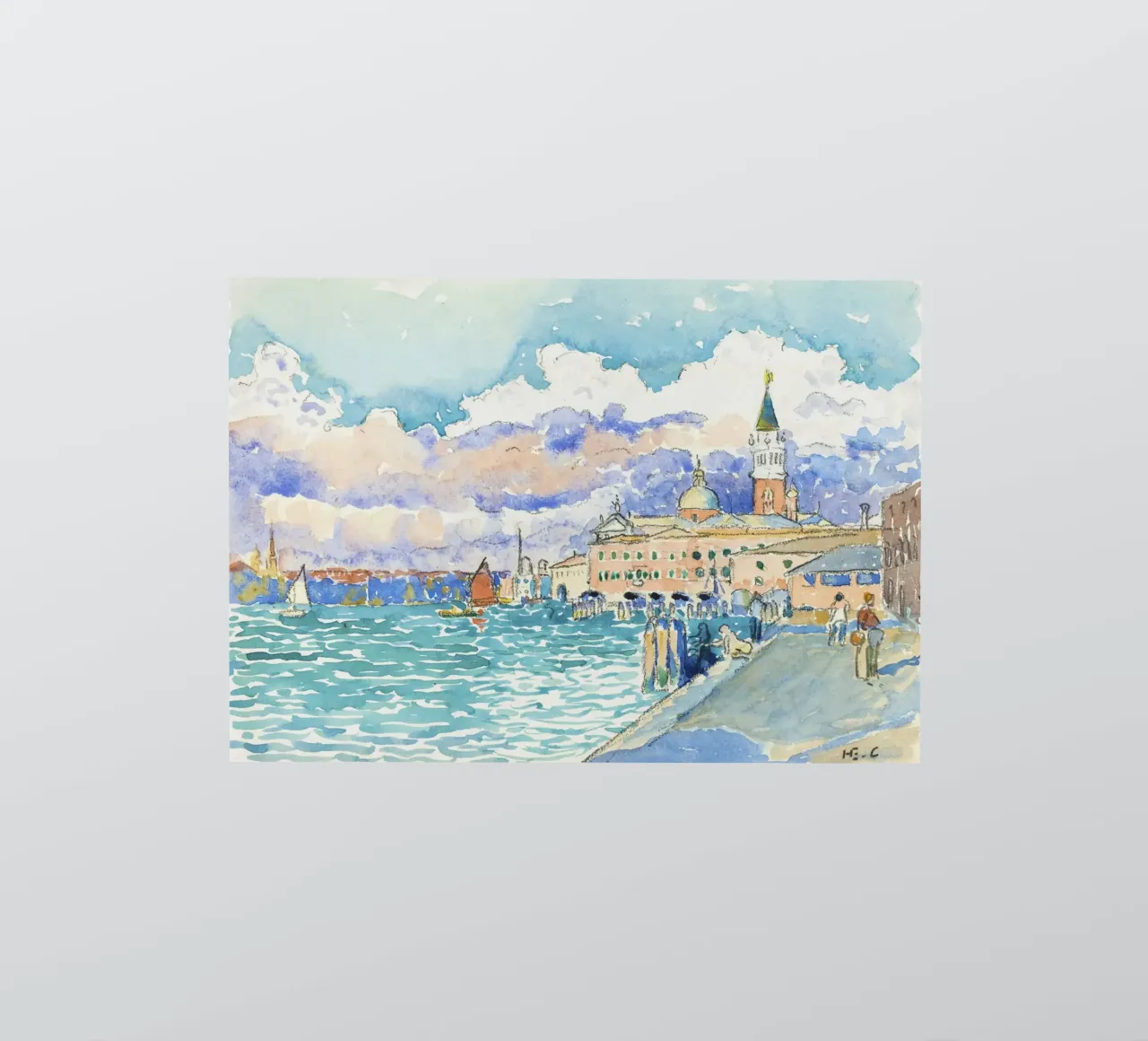 Venice (1903) by Henri-Edmond Cross i sticker by Art History