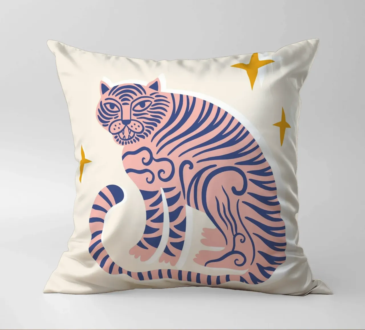 Boho Tiger No 01 cuscino da treechild