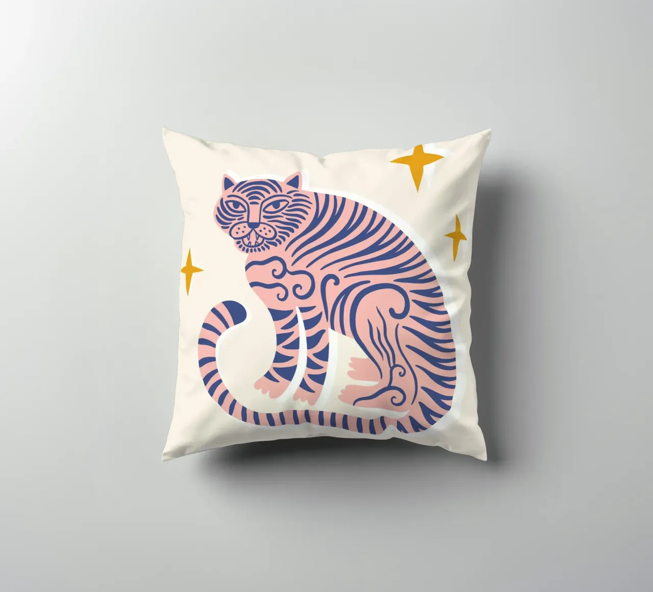 Boho Tiger No 01 cuscino da treechild