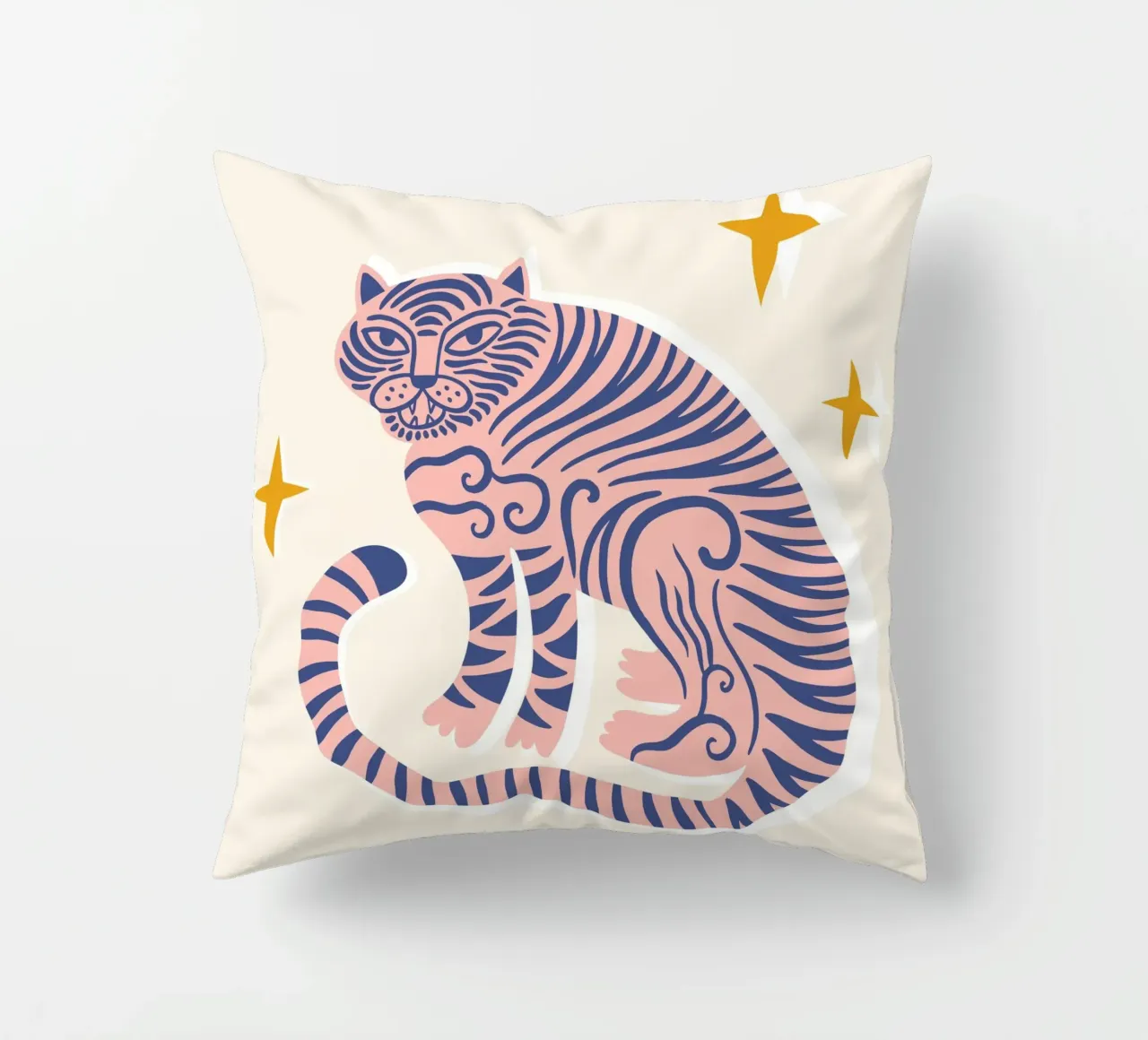 Boho Tiger No 01 cuscino da treechild