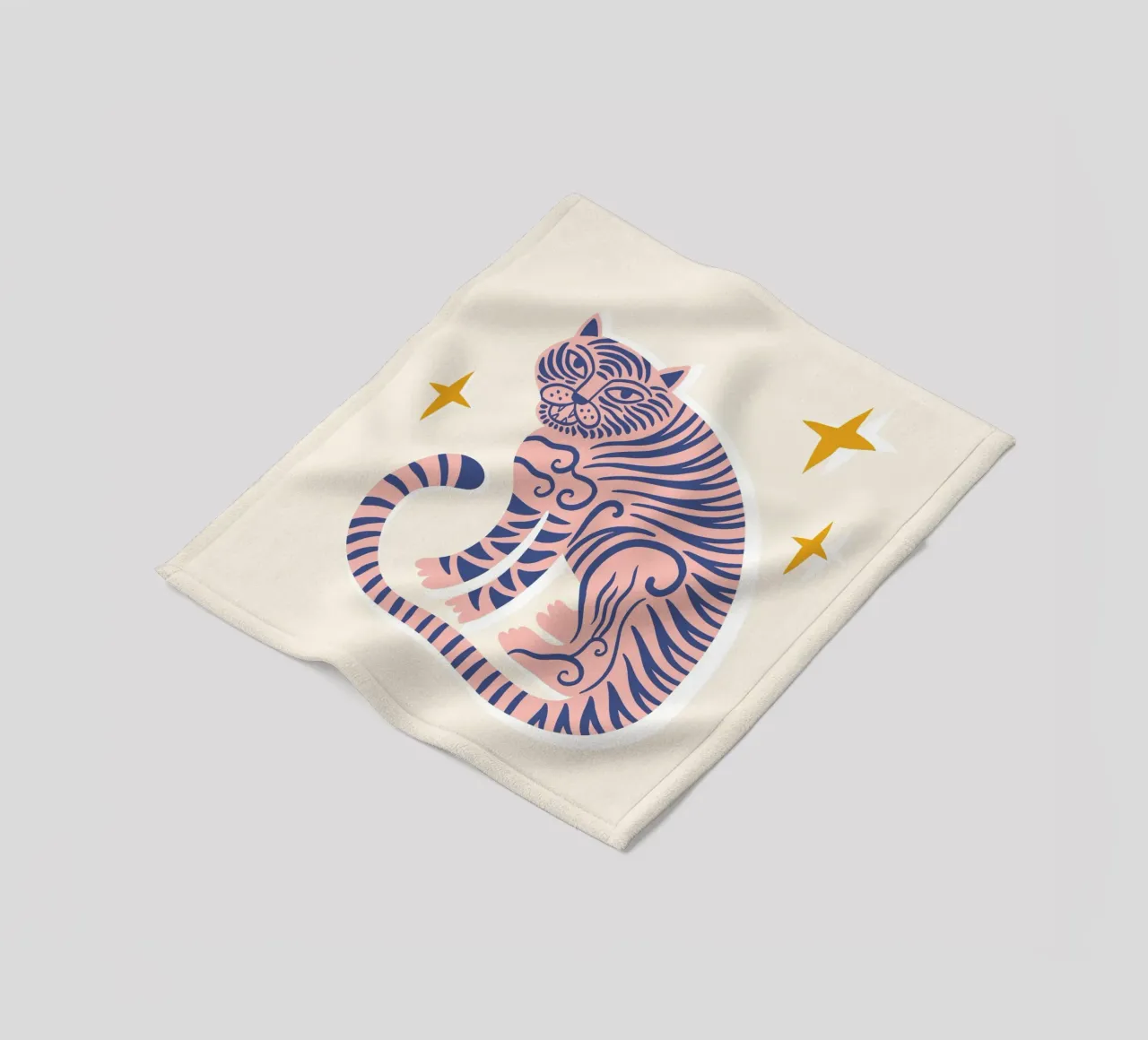 Boho Tiger No 01 coperta in pile da treechild