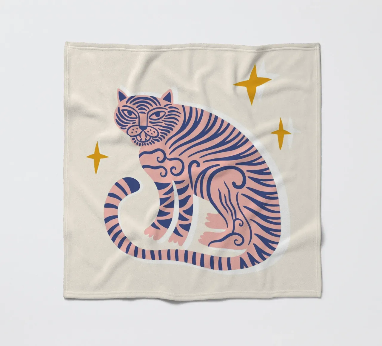 Boho Tiger No 01 coperta in pile da treechild
