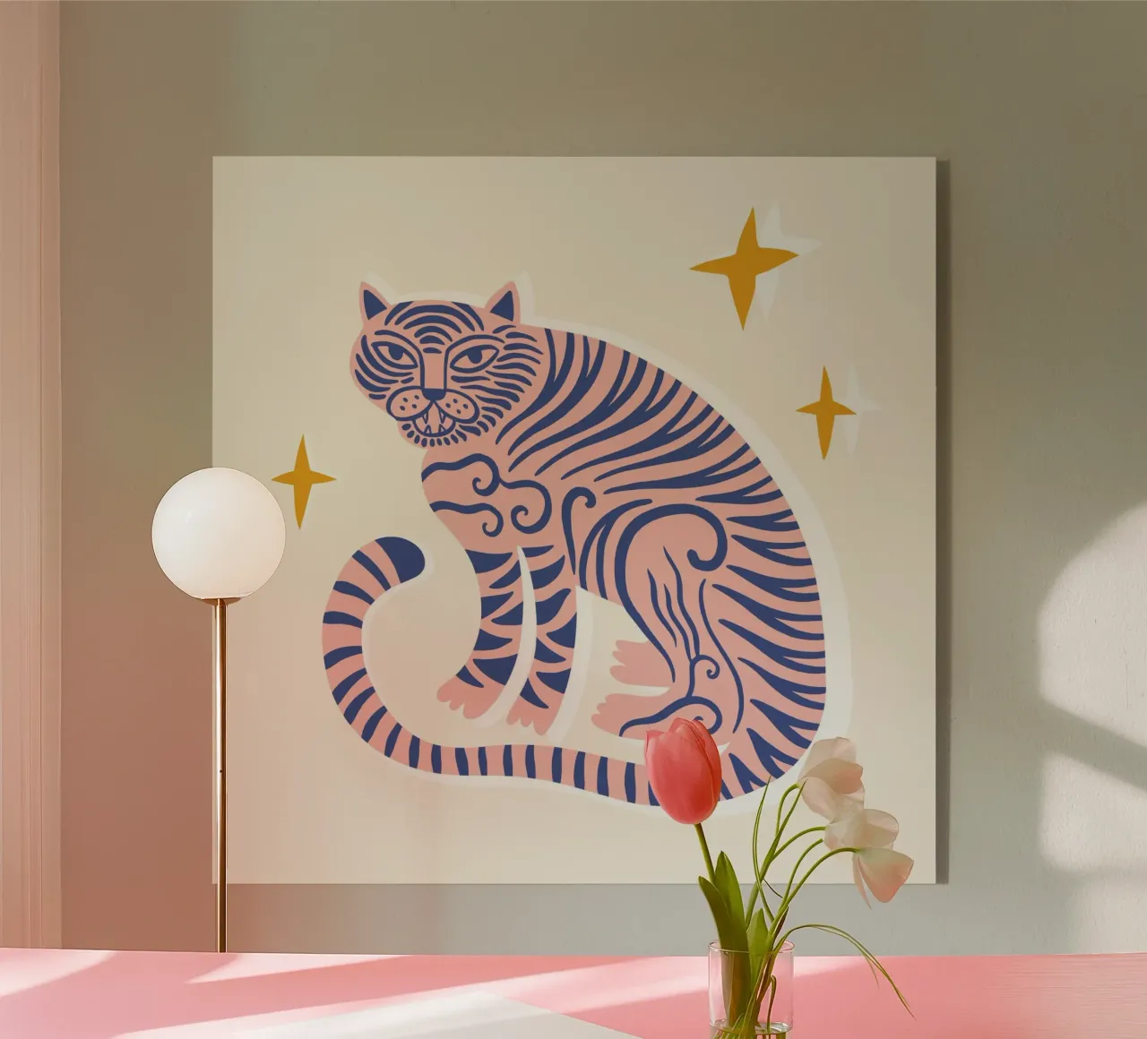 Boho Tiger No 01 plexiglass da treechild