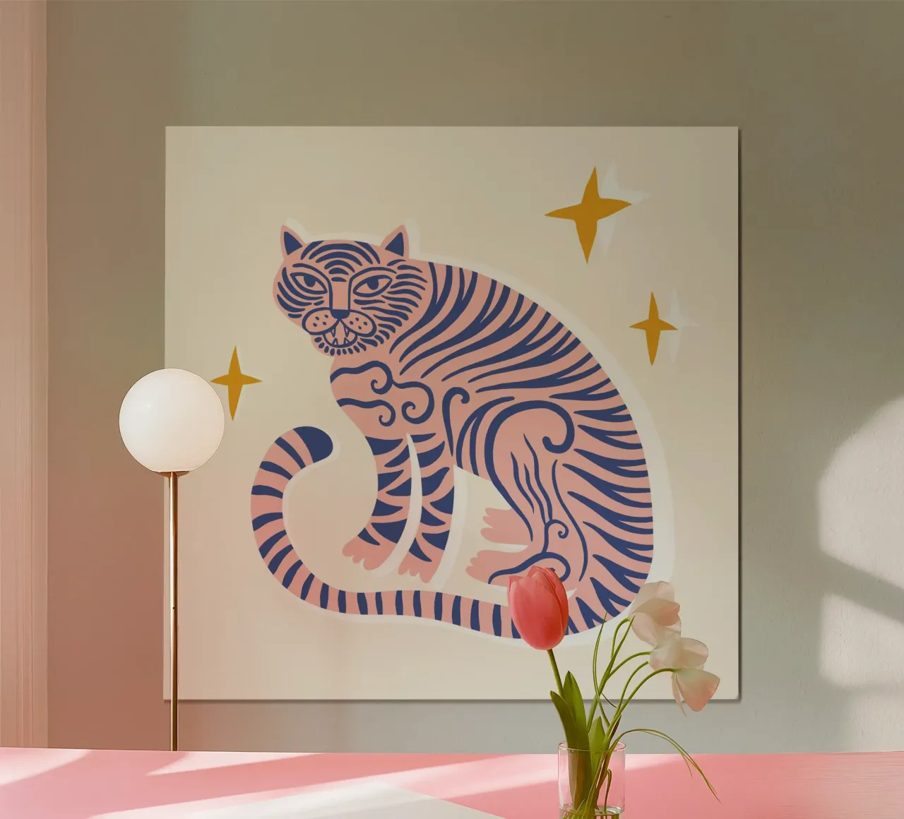 Boho Tiger No 01 poster da treechild