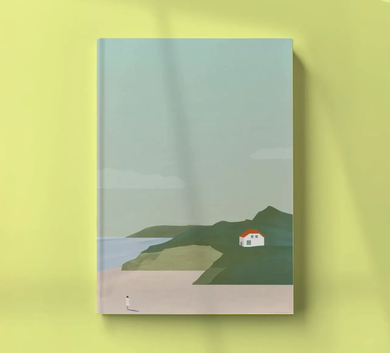 Dune landscape notebook by Katinka Reinke