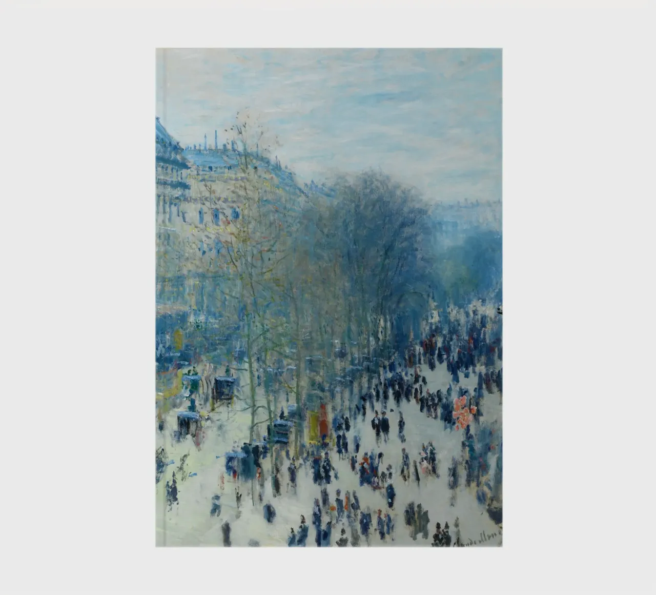 Boulevard des Capucines (c. 1873–1874) by Claude Monet notebook by Monet Art Prints