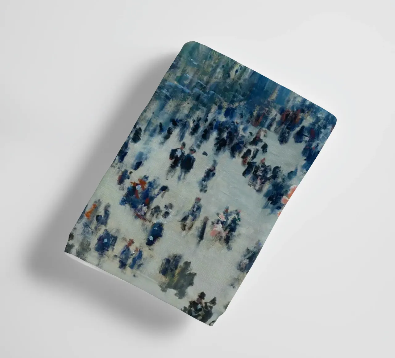 Boulevard des Capucines (c. 1873–1874) by Claude Monet towel by Monet Art Prints